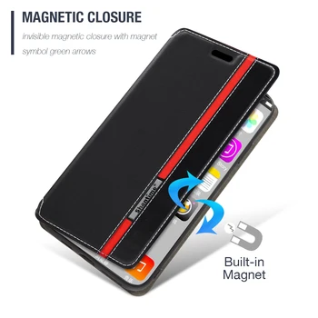 Za ITEL S33 Primeru Moda Multicolor Magnetno Zapiranje Usnja Flip Case pokrijemo s Kartico sim 6.0 cm