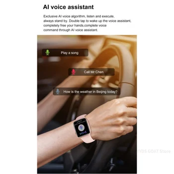 Pametno Gledati Serije 7 Dvema Gumboma NFC, GPS Tracker Bluetooth Klic Moški Ženske 45mm Smartwatch 2022 za IOS Android