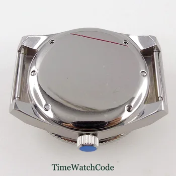 Povprečno 40,5 mm Mens Watch Primeru Paše Za NH35A NH36A Avtomatsko Gibanje 316L iz Nerjavečega Jekla Mineralno Steklo Trdna Primeru Nazaj Zlitine Ploščo