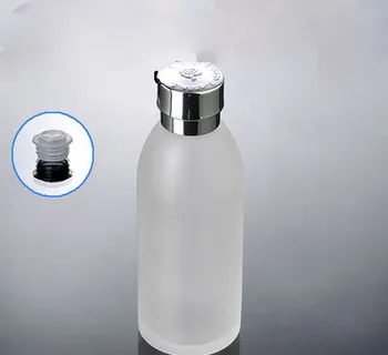 Novo 120ml motnega stekla steklenico z srebrni pokrov, 4 unčo stekla frost losjon za steklenico ,prazne 120ml Kozmetična Embalaža steklena embalaža