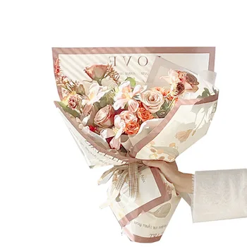 20sheets/veliko 50x58cm Nepremočljiva Cvet Ovojni Papir Zavit Papir DIY Darilni Embalaži Cvetlični Šopek Embalaža Rose Zavijanje