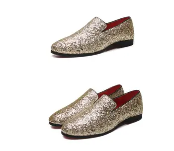 Italijanska modna bleščice loafers moških nov prihod 2020 coiffeur poročno obleko formalno čevlji moški eleganten stranka čevlji moški classic
