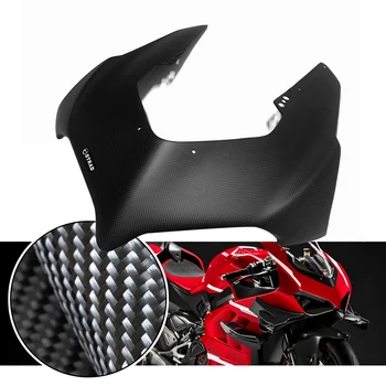 Za Ducati Panigale V4 R/S 2018-2019 Panigale V2 2020 Motocikel Ogljikovih Vlaken pred Nosom oziroma obrobe Žarometov Kritje Prekrivala Plošča