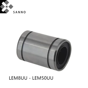 Evropski tandard linearnih ležajev LEM8UU - LEM50UU cnc bush kroglični ležaji za 3D tiskalnik za kavo