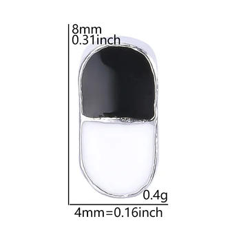 20PCS/veliko 4x8mm Zlitine Medicine Tabletke Plavajoče Locket Čare, Primerni Za DIY Pomnilnik Magnetni Locket Jewelrys, zaradi Česar