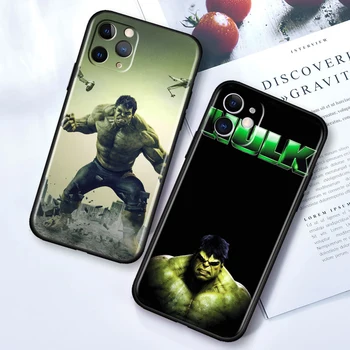 Hulk Marvel Avengers Primeru Za Apple iPhone 14 13 12 11 Pro Max Mini XS Max X XR 7 8 Plus SE2020 TPU Črno Telefon Kritje