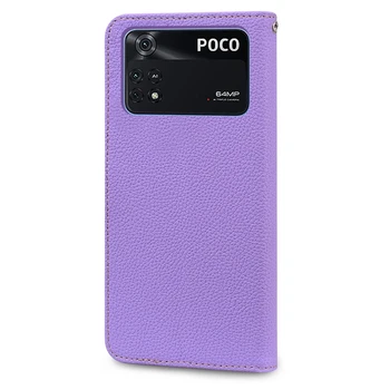 Ohišje za Xiaomi Poco M4 Pro Poco X4 Pro Candy Barve PU Usnje Denarnice Primeru za Poco X3 Pro Xiaomi 11 12 11T Lite 9T 10T 11T 12T