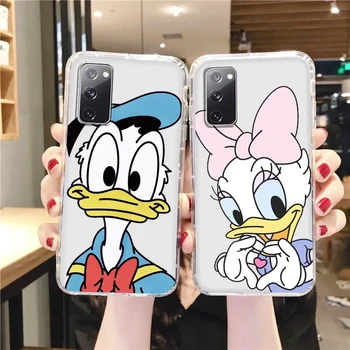 Disney Donald Duck Umetnosti Primeru Telefon Za Samsung A72 A73 A71 A53 A51 A52 A32 A33 A22 A23 A21S A12 A13 A03 Prozoren Pokrov